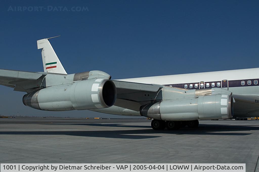 1001, 1978 Boeing 707-386C C/N 21396, Iran Air Force Boeing 707-300