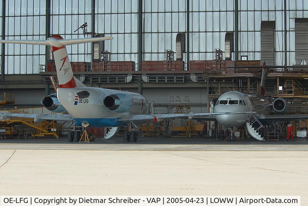 OE-LFG, 1995 Fokker 70 (F-28-0070) C/N 11549, Austrian Arrows Fokker 70