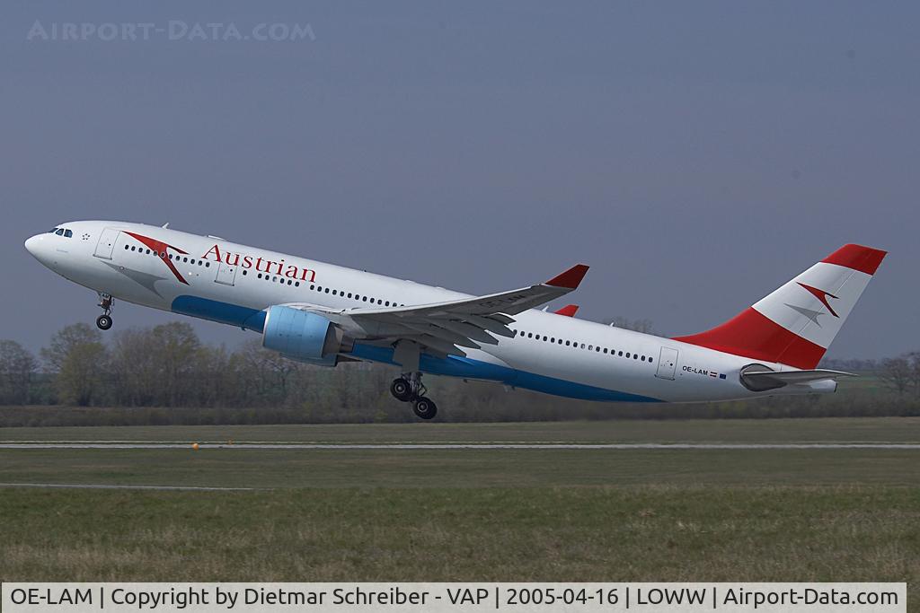 OE-LAM, 1998 Airbus A330-223 C/N 223, Austrian Airlines Airbus 330-200
