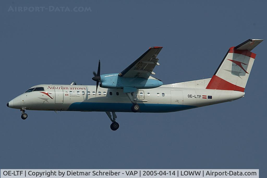 OE-LTF, 1996 De Havilland Canada DHC-8-314Q Dash 8 C/N 423, Austrian Arrows Dash 8-300