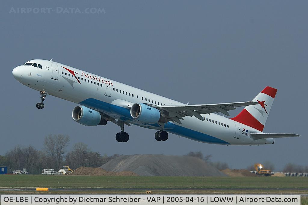 OE-LBE, 1998 Airbus A321-211 C/N 935, Austrian Airlines Airbus 321