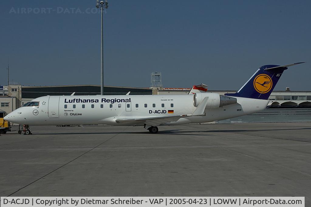 D-ACJD, 1996 Canadair CRJ-100LR (CL-600-2B19) C/N 7135, Lufthansa Regional Regionaljet