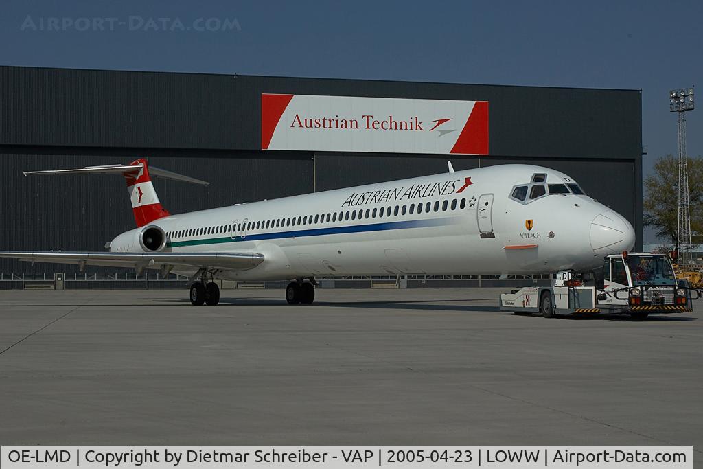 OE-LMD, 1990 McDonnell Douglas MD-83 (DC-9-83) C/N 49933, Austrian Airlines MD83