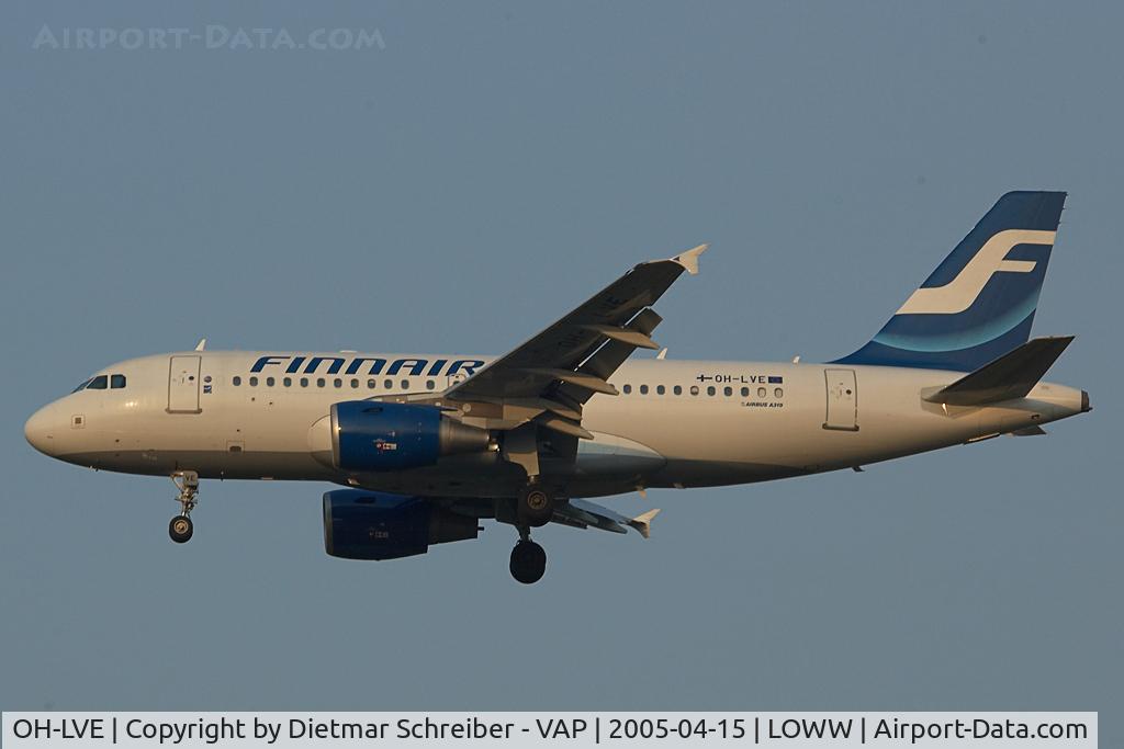 OH-LVE, 2002 Airbus A319-112 C/N 1791, Finnair Airbus 319
