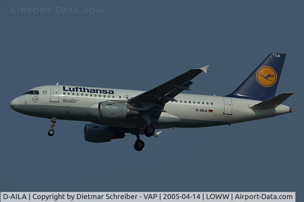 D-AILA, 1996 Airbus A319-114 C/N 609, Lufthansa Airbus 319