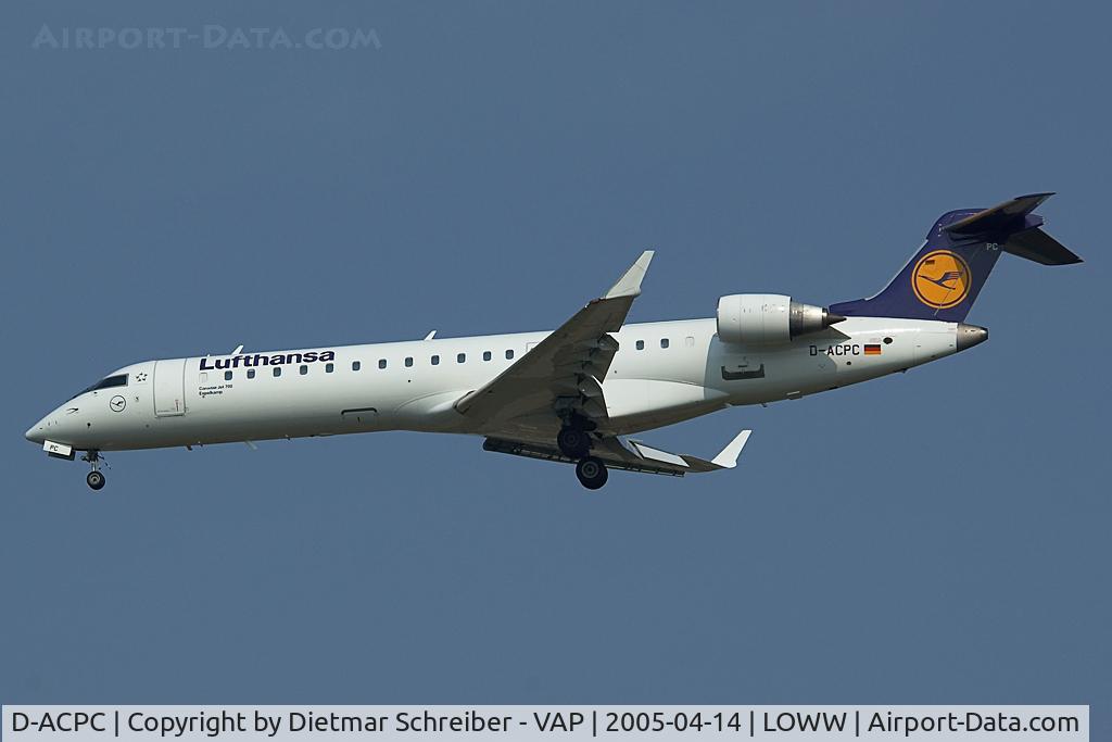D-ACPC, 2001 Canadair CRJ-701ER (CL-600-2C10) Regional Jet C/N 10014, Lufthansa Cityline Regionaljet 700