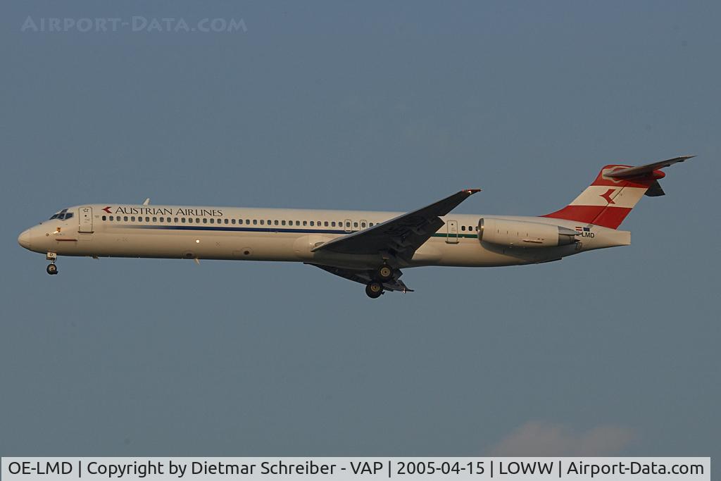 OE-LMD, 1990 McDonnell Douglas MD-83 (DC-9-83) C/N 49933, Austrian Airlines MD83