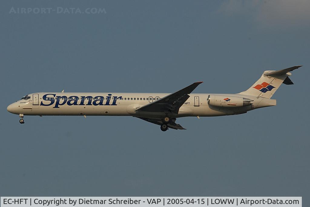 EC-HFT, 1990 McDonnell Douglas MD-82 (DC-9-82) C/N 49521, Spanair MD80