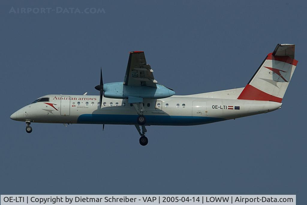 OE-LTI, 1997 De Havilland Canada DHC-8-314Q Dash 8 C/N 466, Austrian Arrows Dash 8-300