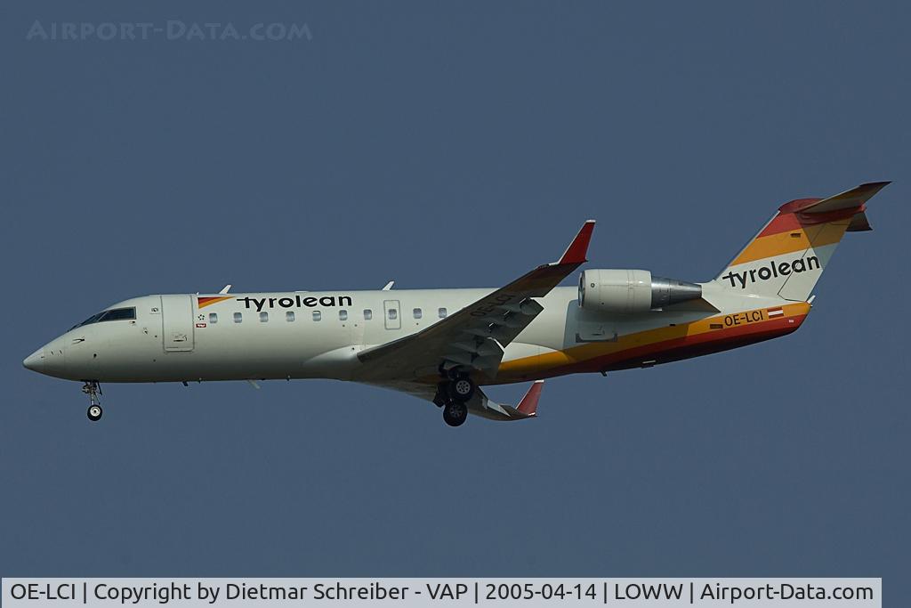 OE-LCI, 1996 Canadair CRJ-200LR (CL-600-2B19) C/N 7133, Tyrolean Airways regionaljet
