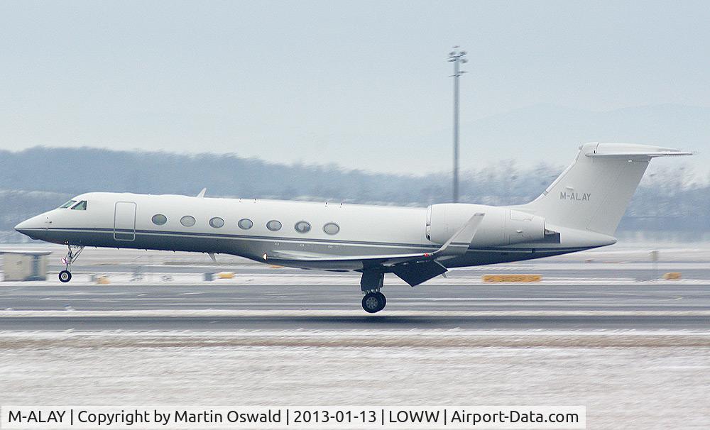 M-ALAY, 2012 Gulfstream Aerospace GV-SP (G550) C/N 5391, Reg. not found in the known databases. Anybody who knows more about type, owner, etc.?