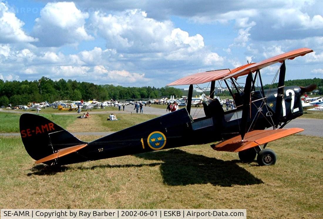 SE-AMR, 1935 De Havilland (ASJA) Sk11a Tiger Moth II (DH-82A) C/N 49, De Havilland DH.82A Tiger Moth [ASJA49] Barkarby~SE 01/06/2002
