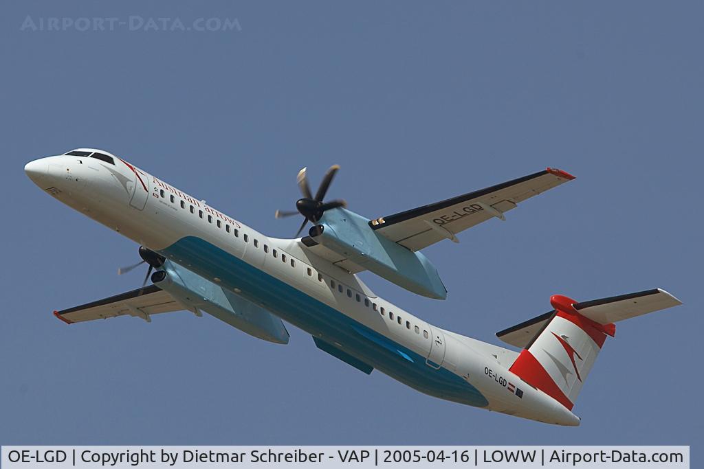 OE-LGD, 2000 De Havilland Canada DHC-8-402Q Dash 8 C/N 4027, Austrian Arrows Dash 8-400