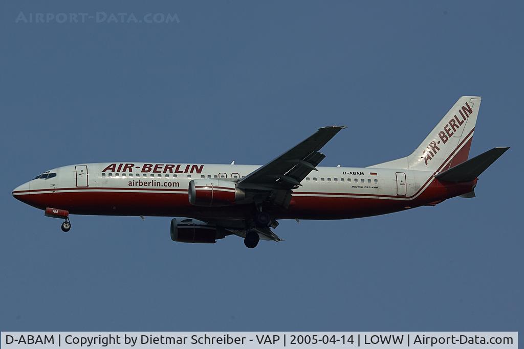 D-ABAM, 1997 Boeing 737-46J C/N 28867, Air Berlin Boeing 737-400
