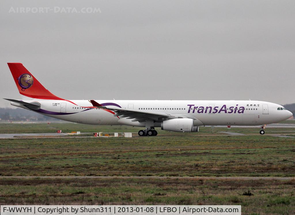 F-WWYH, 2012 Airbus A330-343X C/N 1378, C/n 1378 - To be B-22102