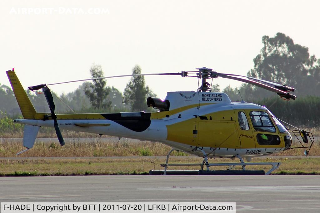 F-HADE, 2006 Eurocopter AS-350B-3 Ecureuil Ecureuil C/N 4066, Parked