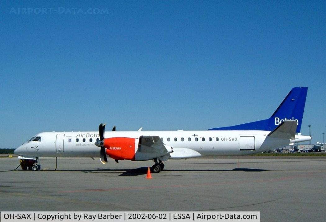 OH-SAX, 1998 Saab 2000 C/N 2000-055, SAAB 2000 [055] (Air Botnia) Stockholm-Arlanda~SE 02/06/2002