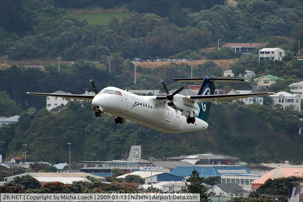 ZK-NET, 2007 De Havilland Canada DHC-8-311 Dash 8 C/N 642, At Wellington