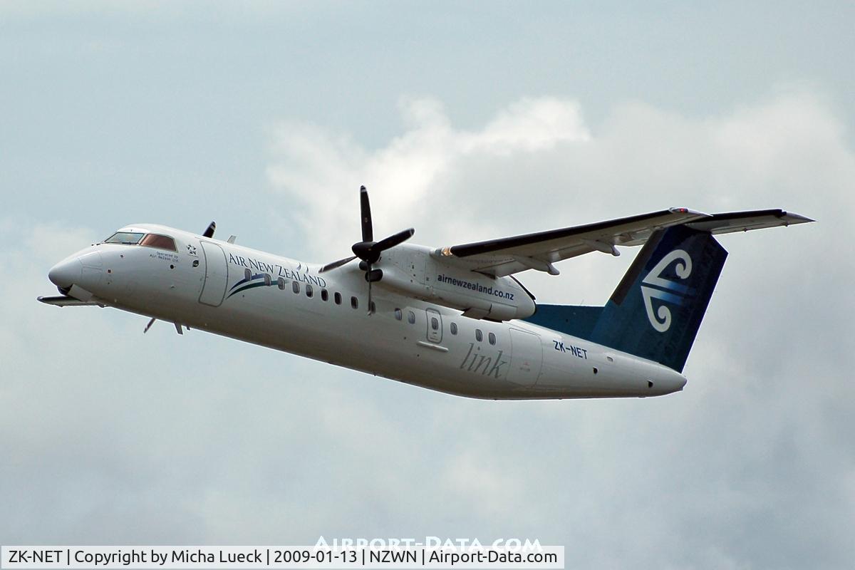 ZK-NET, 2007 De Havilland Canada DHC-8-311 Dash 8 C/N 642, At Wellington