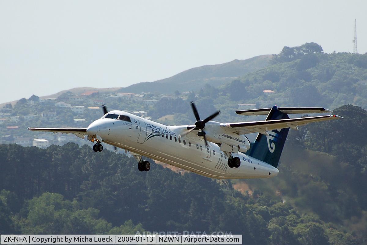 ZK-NFA, 2008 De Havilland Canada DHC-8-311 Dash 8 C/N 659, At Wellington
