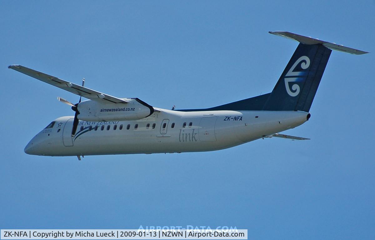 ZK-NFA, 2008 De Havilland Canada DHC-8-311 Dash 8 C/N 659, At Wellington