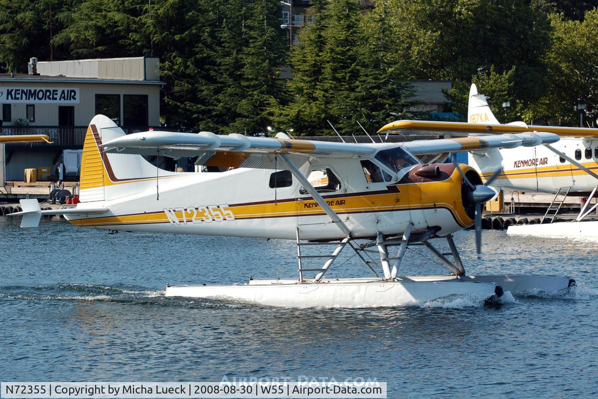 N72355, 1957 De Havilland Canada U-6A Beaver C/N 1164, At Lake Union