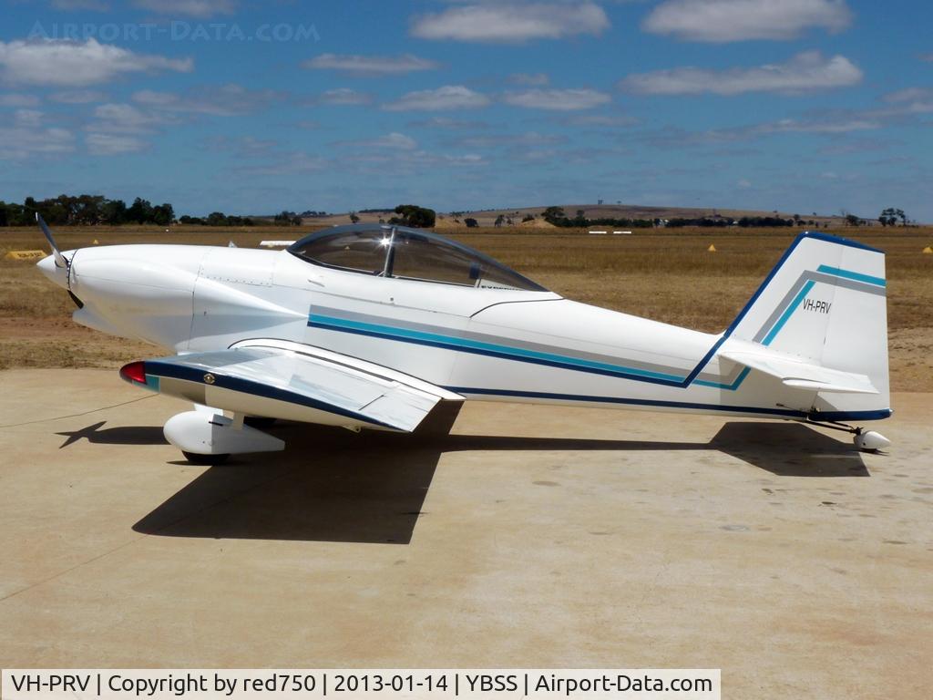 VH-PRV, 1988 Vans RV-4 C/N V90, VH-PRV at Bacchus Marsh with canopy closed. This 25 year old aircraft looks as magnificent as it did on its first flight.