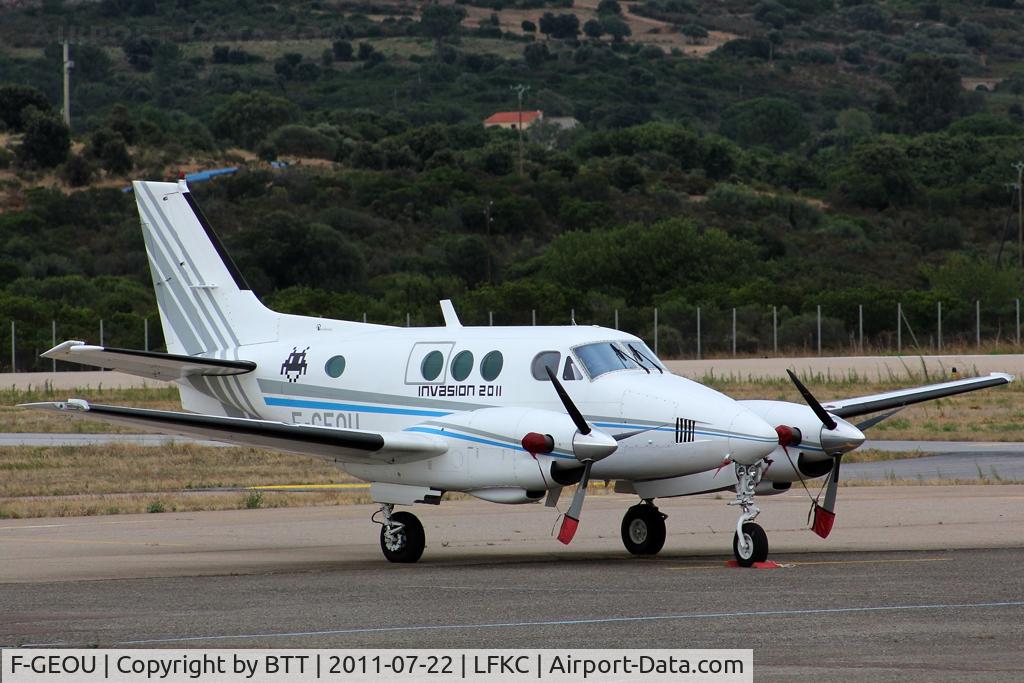 F-GEOU, 1980 Beech C90 King Air C/N LJ-941, Space invader