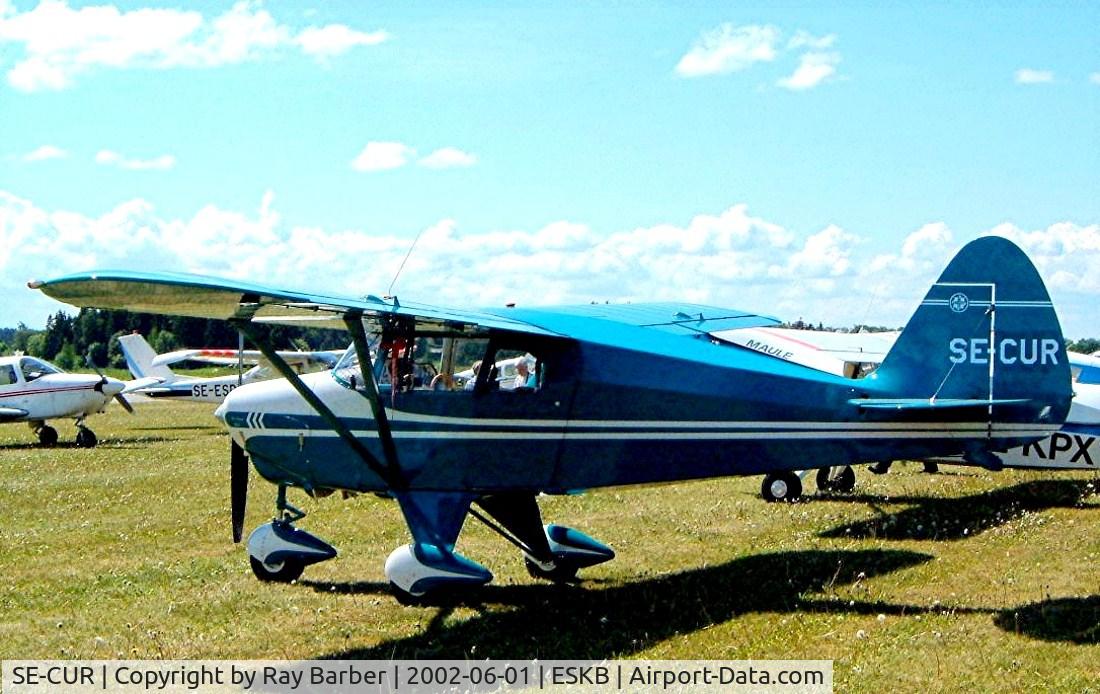 SE-CUR, 1960 Piper PA-22 Tri-Pacer 150 C/N 22-7453-1076, Piper PA-22-150 Tri-Pacer [22-7453] Barkarby~SE 01/06/2002