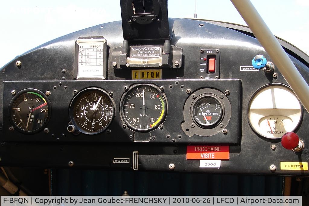 F-BFQN, Piper J3C-65 Cub Cub C/N 11725, aéroclub Paul Tissandier