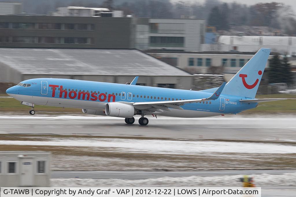 G-TAWB, 2012 Boeing 737-8K5 C/N 37242, Thomson 737-800