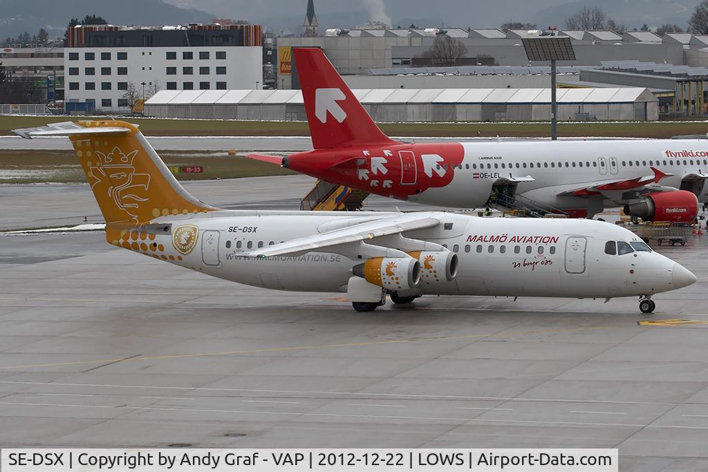 SE-DSX, 1994 British Aerospace Avro 146-RJ100 C/N E3255, Malmo Aviation Bae146