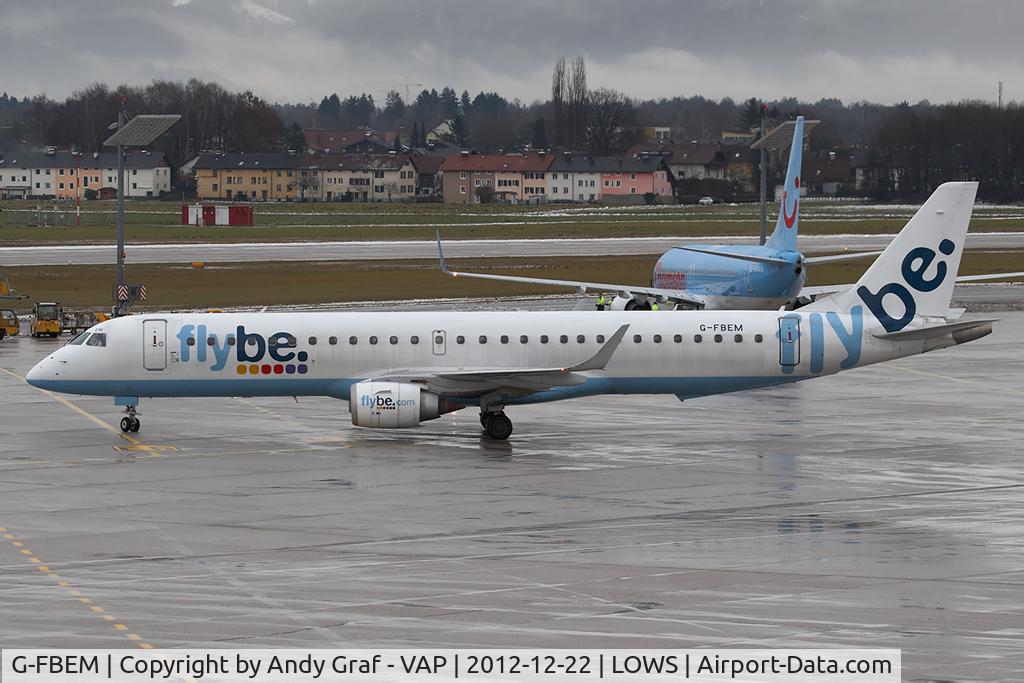 G-FBEM, 2008 Embraer 195LR (ERJ-190-200LR) C/N 19000204, FlyBe EMB190
