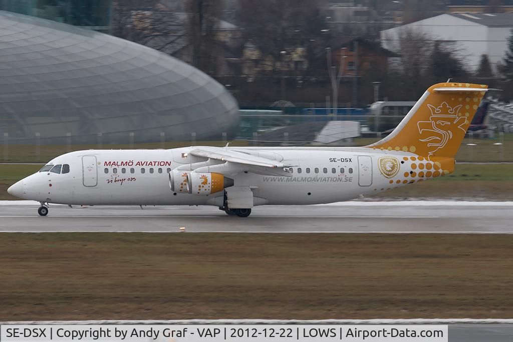 SE-DSX, 1994 British Aerospace Avro 146-RJ100 C/N E3255, Malmo Aviation Bae146