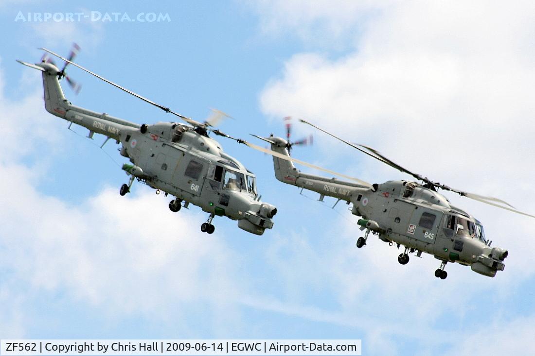 ZF562, Westland Lynx HMA.8 C/N 339, Royal Navy Lynx displaying at the Cosford Air Show