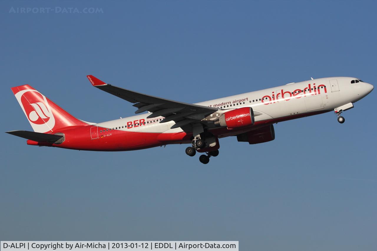 D-ALPI, 2007 Airbus A330-223 C/N 828, Air Berlin, Airbus A330-223, CN: 828