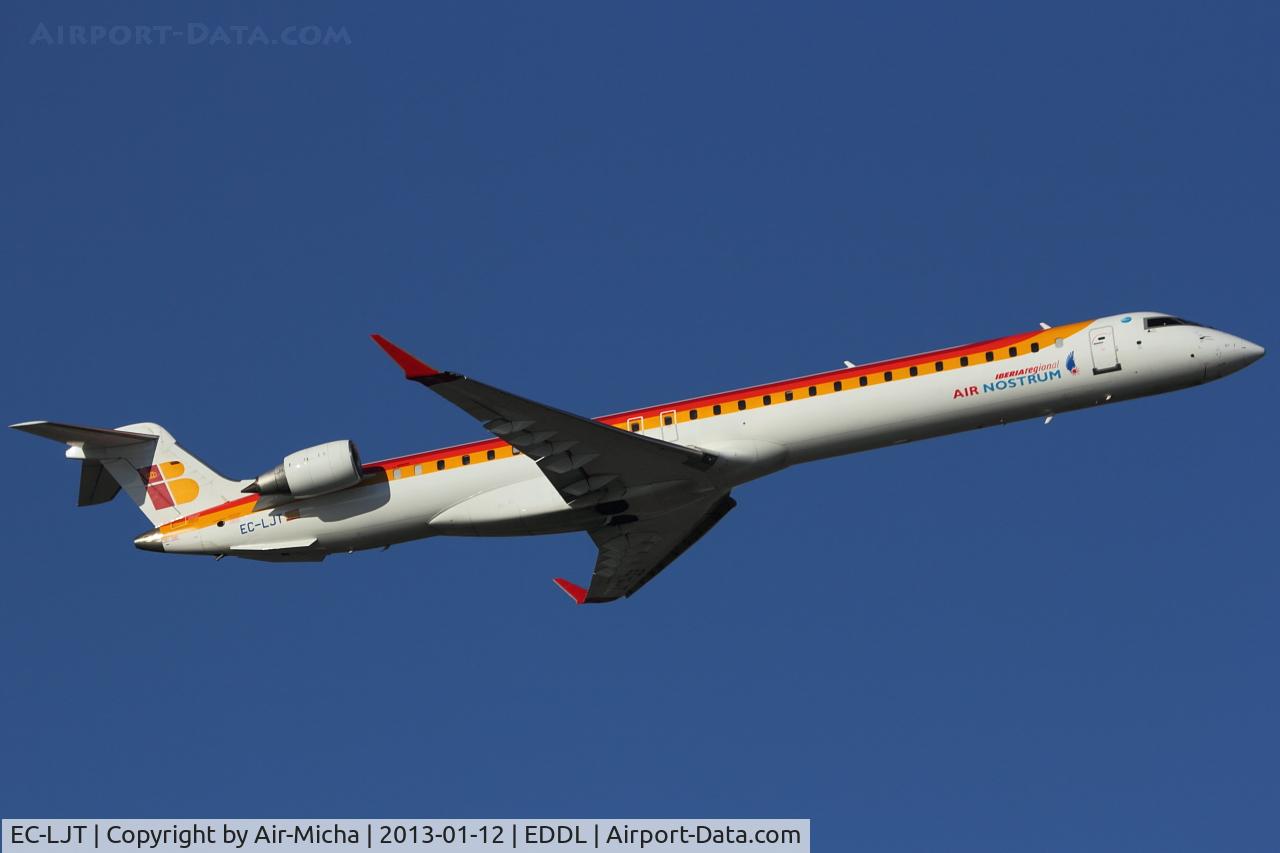EC-LJT, 2010 Bombardier CRJ-1000ER NG (CL-600-2E25) C/N 19005, Air Nostrum, Bombardier CRJ-1000, CN: 19005