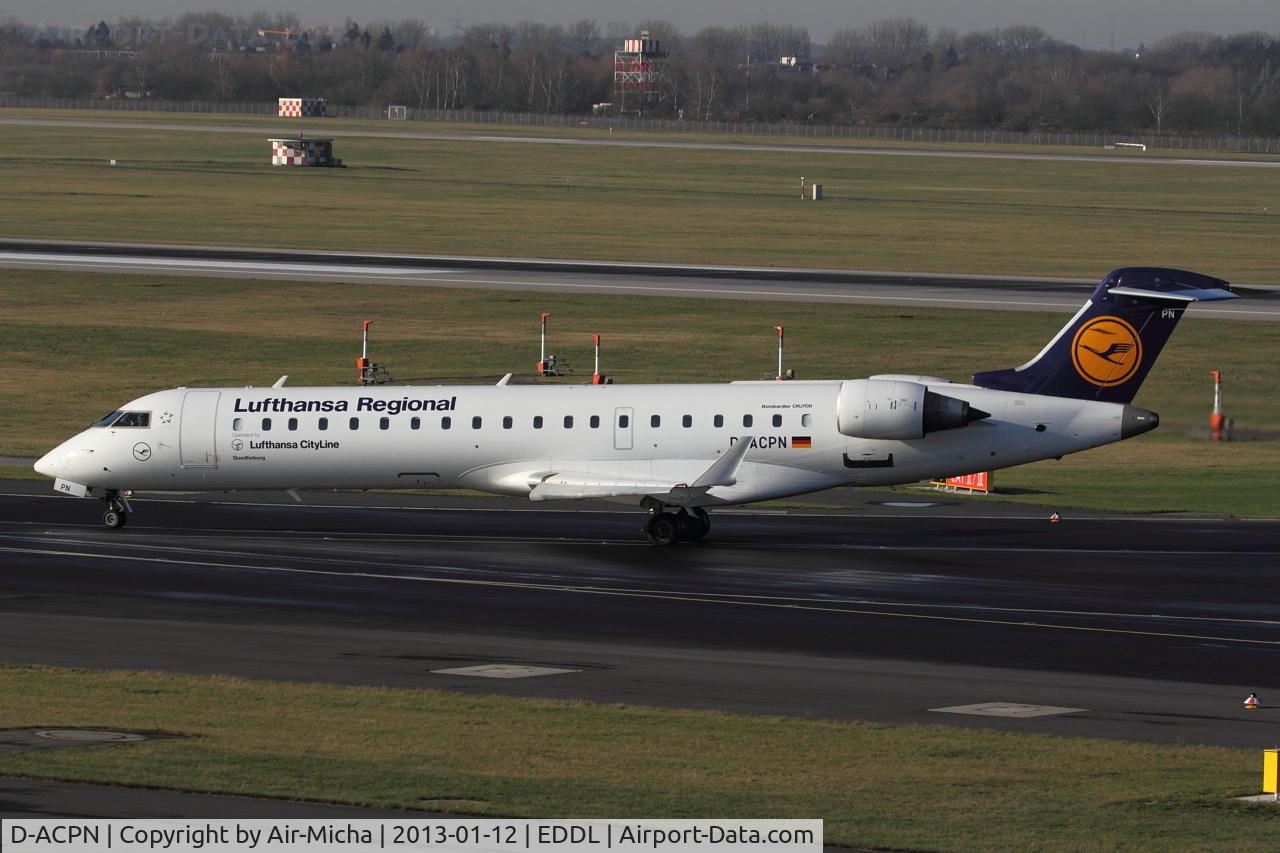 D-ACPN, 2003 Bombardier CRJ-701ER (CL-600-2C10) Regional Jet C/N 10083, Lufthansa CityLine, Canadair CL-600-2C10 Regional Jet CRJ-701ER, CN: 10083, Name: Quedlinburg
