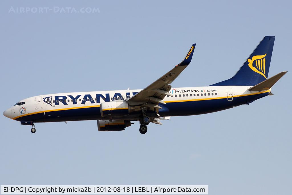 EI-DPG, 2007 Boeing 737-8AS C/N 33607, Landing
