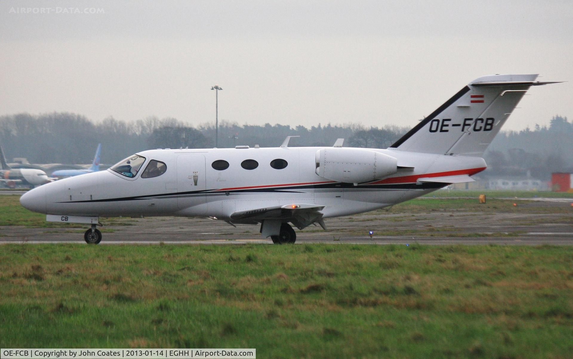 OE-FCB, 2008 Cessna 510 Citation Mustang Citation Mustang C/N 510-0044, Arriving to CSE