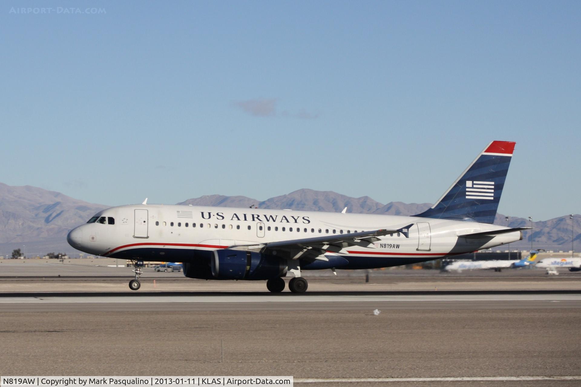 N819AW, 2000 Airbus A319-132 C/N 1395, Airbus A319