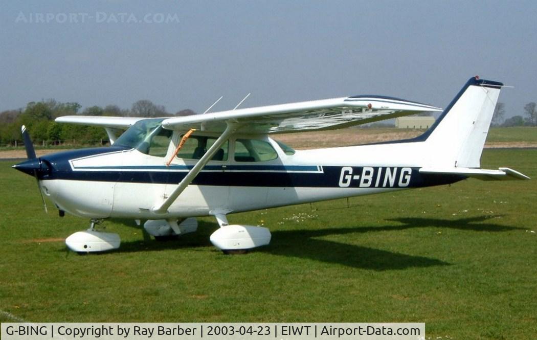 G-BING, 1981 Reims F172P Skyhawk C/N F172-02084, R/Cessna F.172P Skyhawk [2084] Weston~EI 23/04/2003
