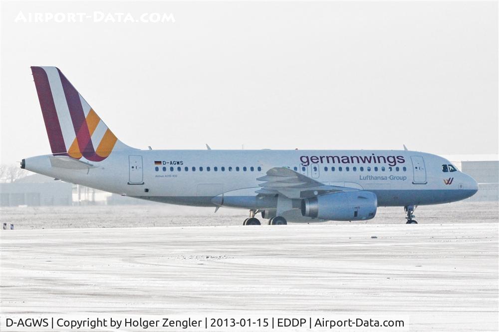 D-AGWS, 2012 Airbus A319-132 C/N 4998, In new (but not really better) livery on a cold morning....