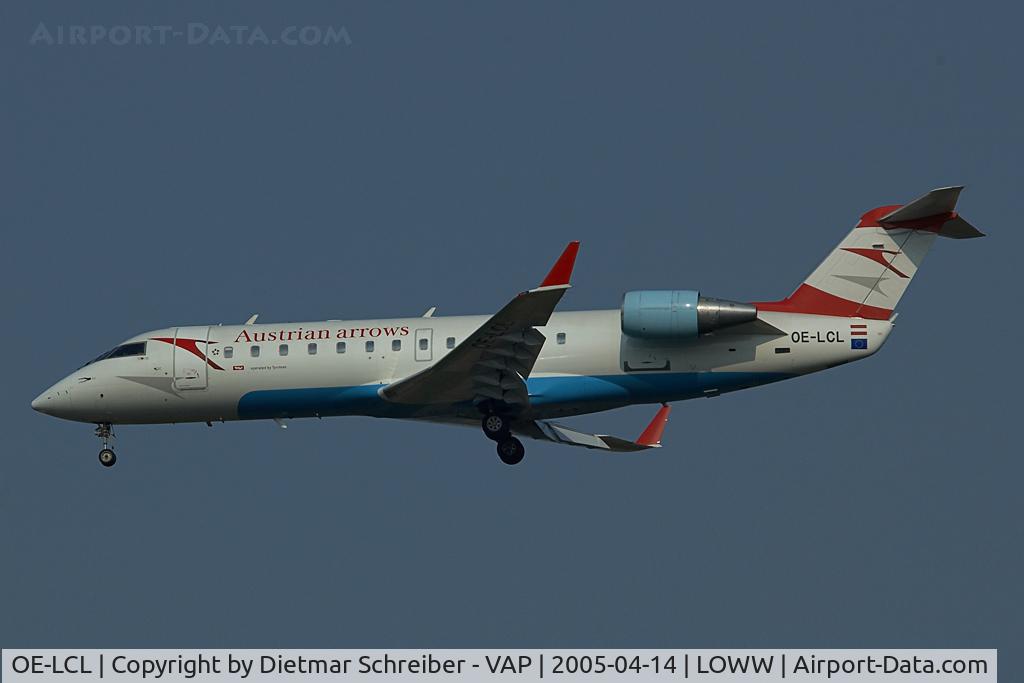 OE-LCL, 1997 Canadair CRJ-200LR (CL-600-2B19) C/N 7167, Austrian Arrows Regionaljet