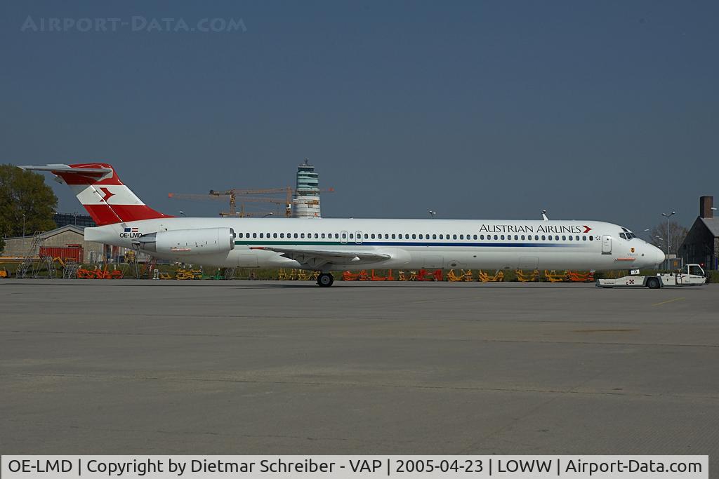 OE-LMD, 1990 McDonnell Douglas MD-83 (DC-9-83) C/N 49933, Austrian Airlines MD83