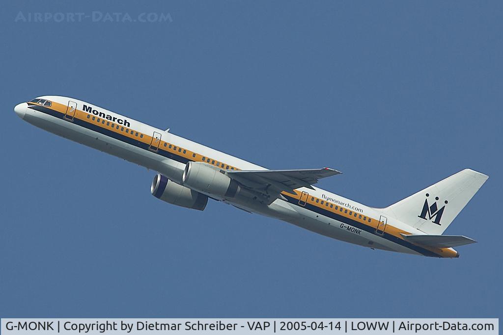 G-MONK, 1988 Boeing 757-2T7 C/N 24105, Monarch Boeing 757-200