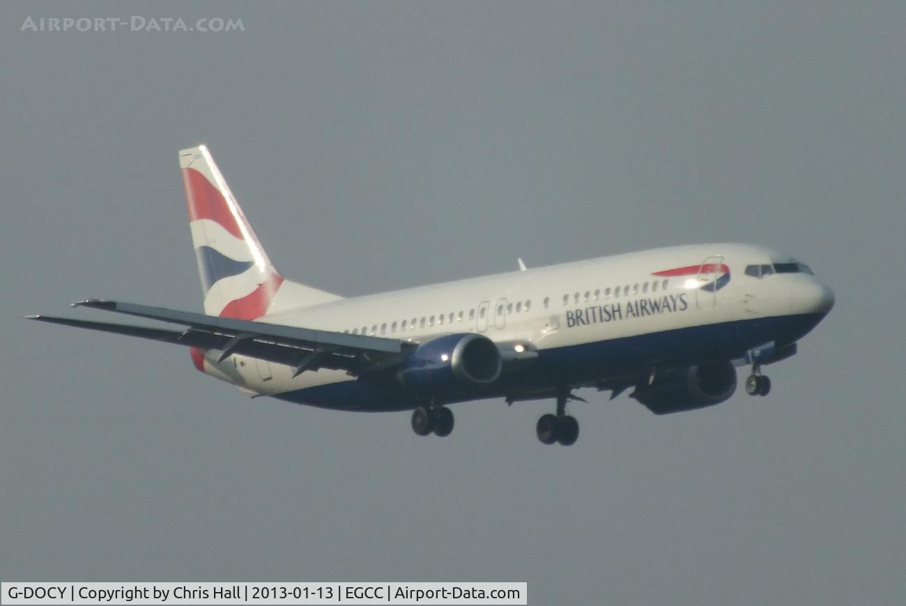 G-DOCY, 1993 Boeing 737-436 C/N 25844, British Airways