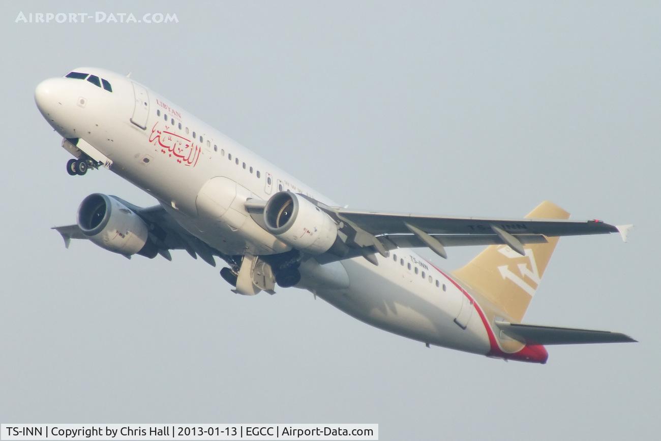 TS-INN, 1998 Airbus A320-212 C/N 793, Libyan Airlines leased from Nouvelair Tunisie