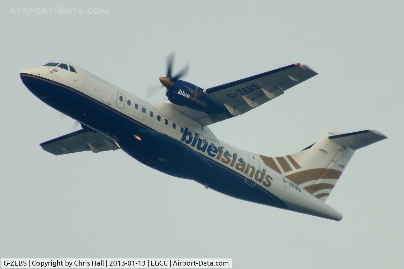 G-ZEBS, 1987 ATR 42-320 C/N 066, Blue Islands