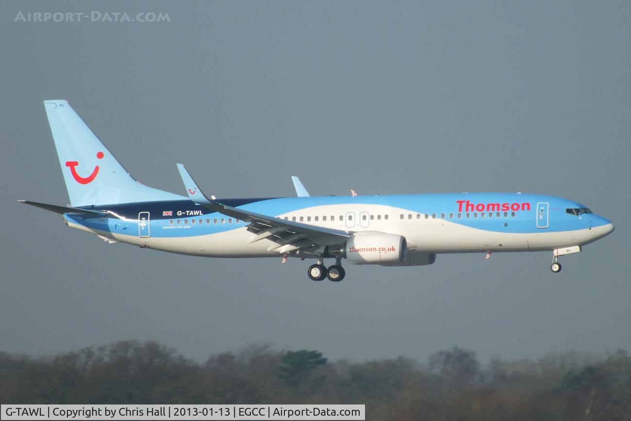 G-TAWL, 2012 Boeing 737-8K5 C/N 37243, Thomson's newest B737 in the new 